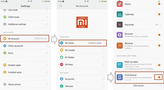 Cara Mengaktifkan Find Device HP Xiaomi