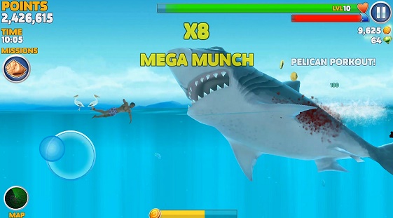 Game Arcade Offline Terbaik: Hungry Shark Evolution