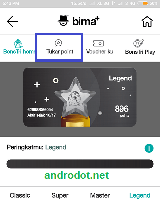 Cara Menukarkan Poin Bonstri Dengan Kuota Internet Gampang Banget