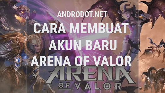 Cara Membuat Akun Baru AOV (Arena of Valor)