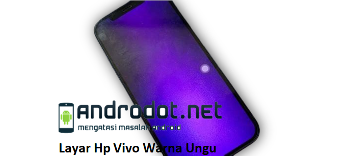 Layar Hp Vivo Warna Ungu